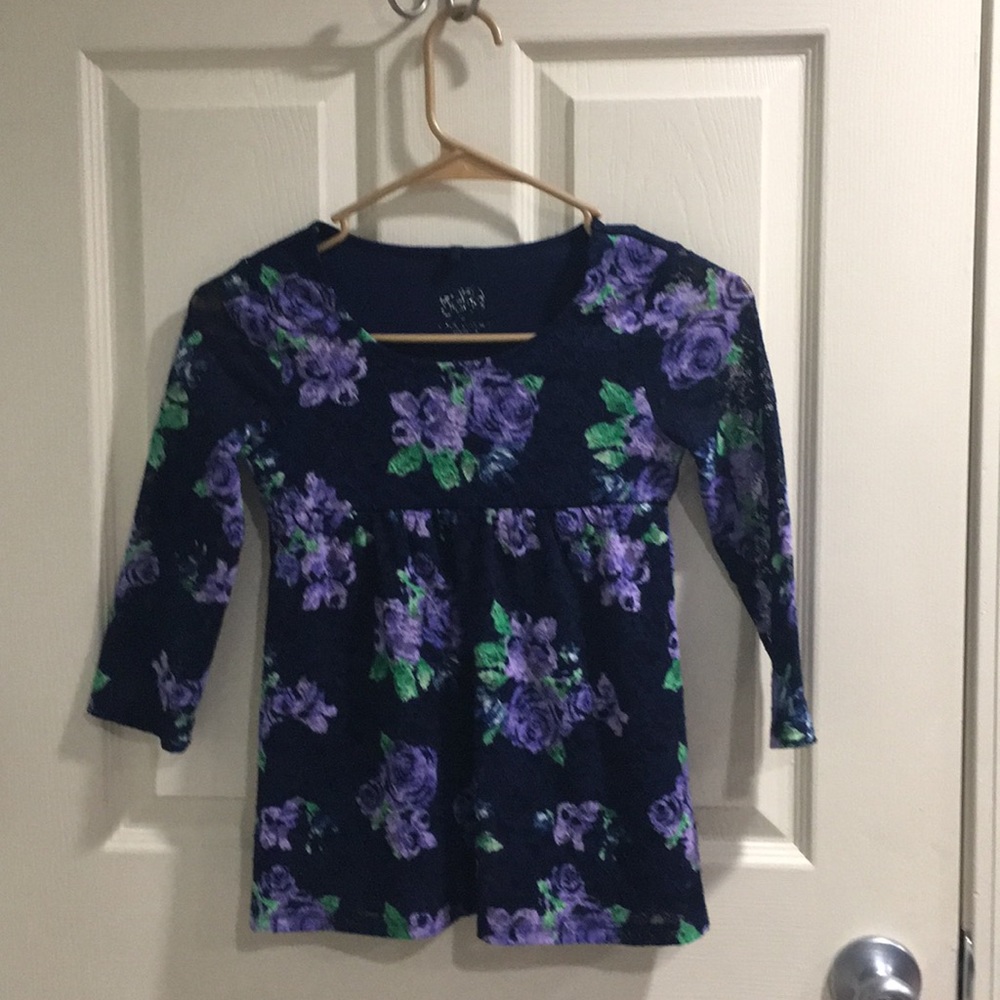 Very cute floral shirt from justice